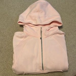 Strawberry milkshake half zip scuba hoodie LULULEMON